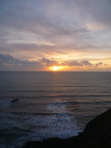 Sun set on NYD - Copy