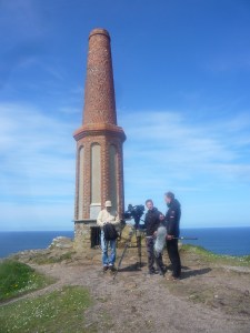 Filming at Cape Conrwall